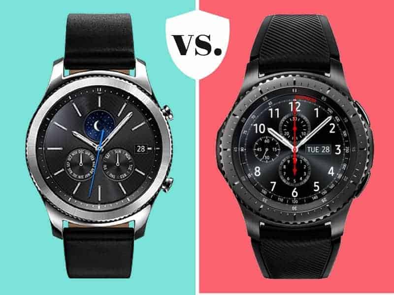 Samsung Gear S3 Classic vs Frontier