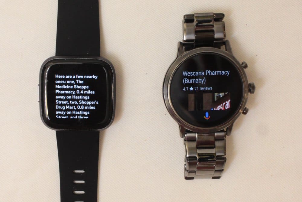 Fitbit Versa 2 vs Fossil Gen 5 Alexa and Google Assistant