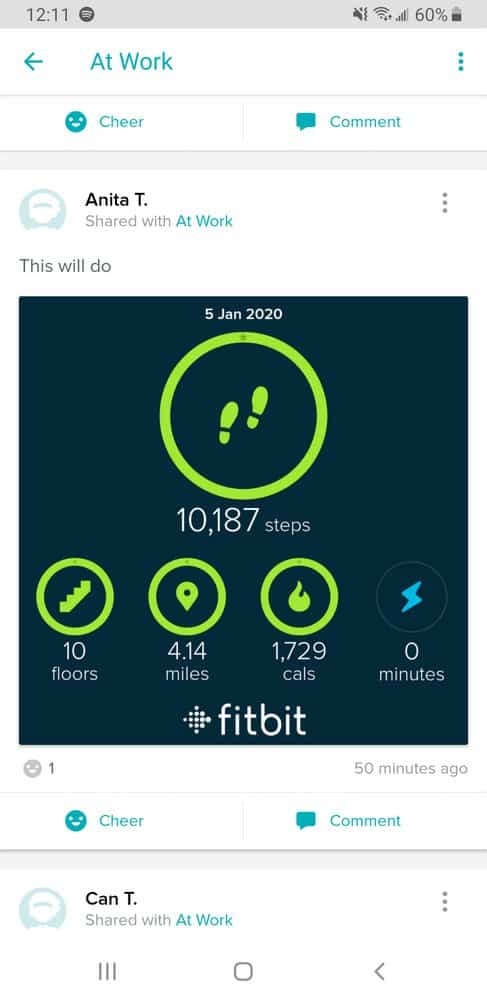 Fitbit Versa 2 social network