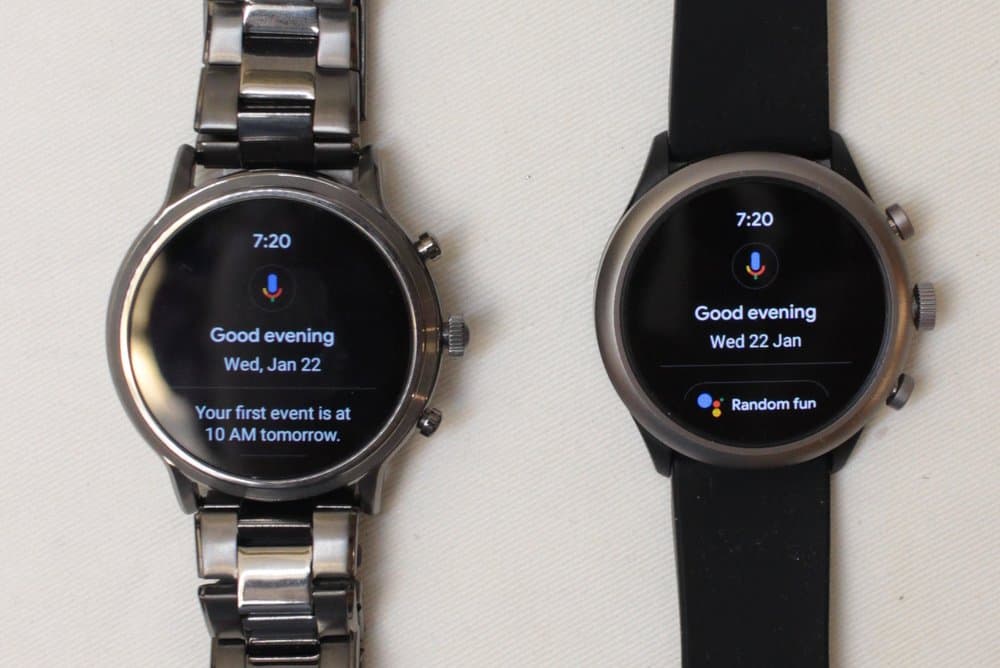 Fossil Gen 5 Carlyle vs Fossil Sport Google Assistant