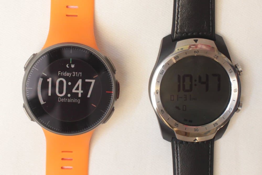 Polar Vantage V and Ticwatch Pro