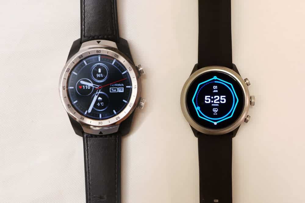 TicWatch Pro vs Fossil Sport Smartwatch