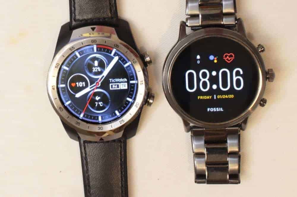 Fossil Gen 5 Carlyle vs. TicWatch Pro