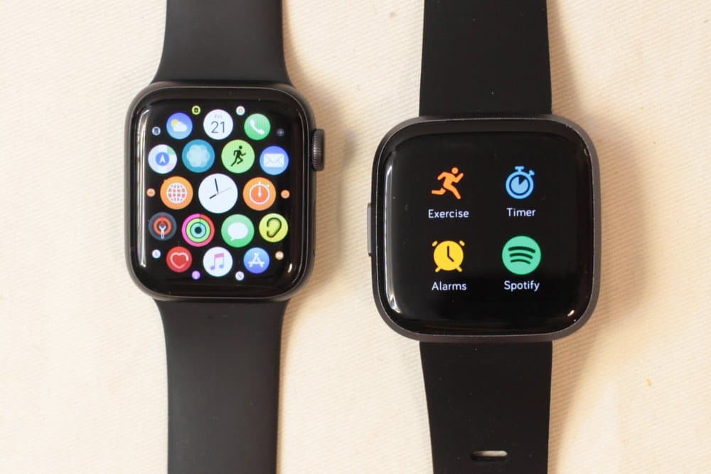 apple watch series 5 fitbit versa 2 apps