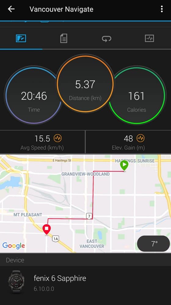 garmin fenix 6 sapphire connect app