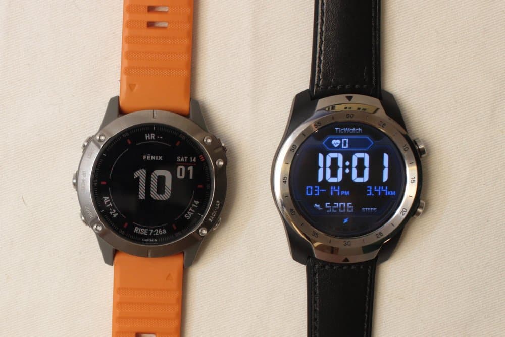 garmin fenix 6 ticwatch watch face