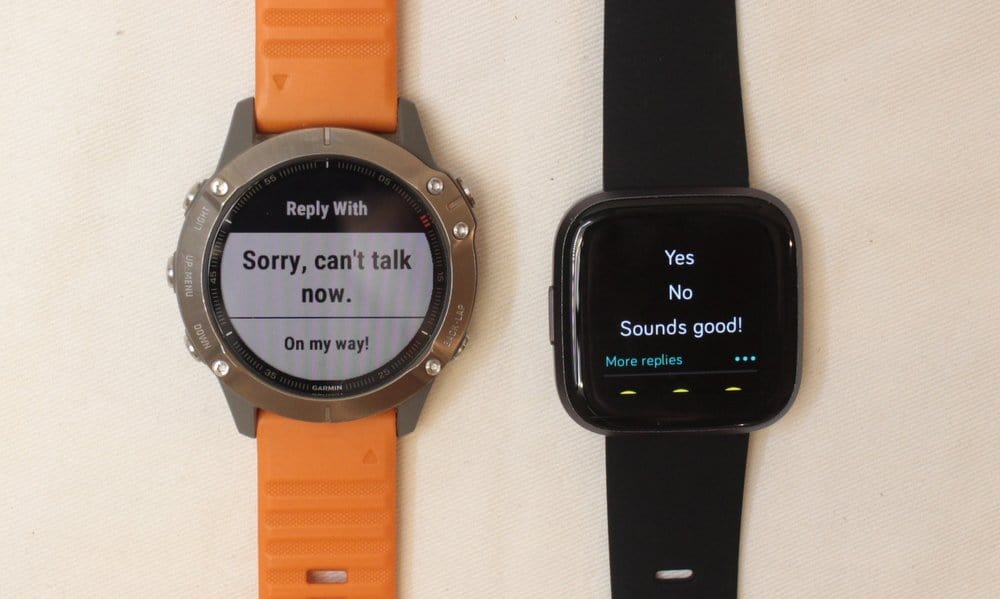 garmin fenix 6 fitbit versa 2 replies