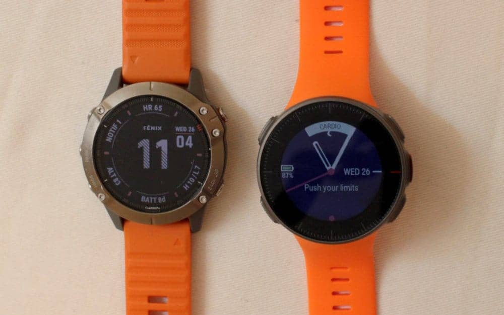 Garmin Fenix 6 vs Polar Vantage V