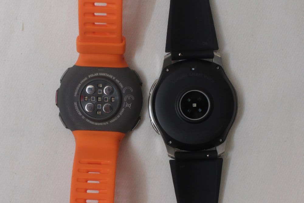 samsung galaxy watch vs polar vantage v heart rate
