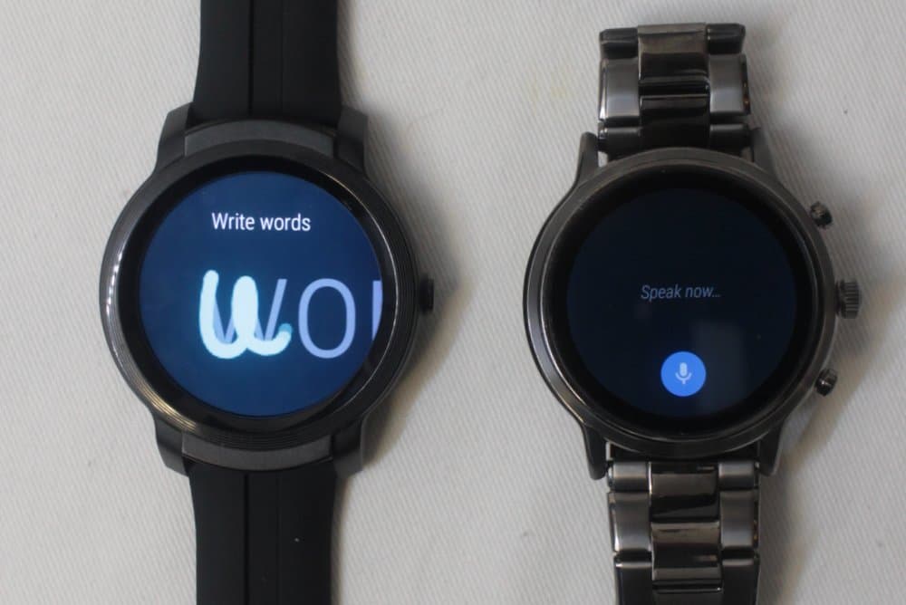 ticwatch e2 vs fossil gen 5 carlyle keyboard