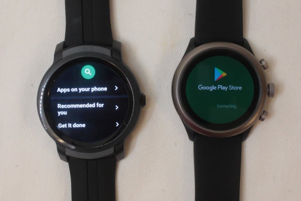 ticwatch e2 fossil sport wear os