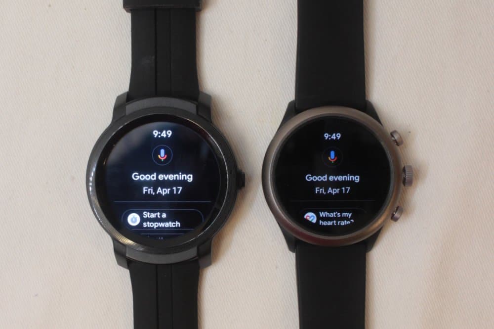 ticwatch e2 fossil sport google assistant