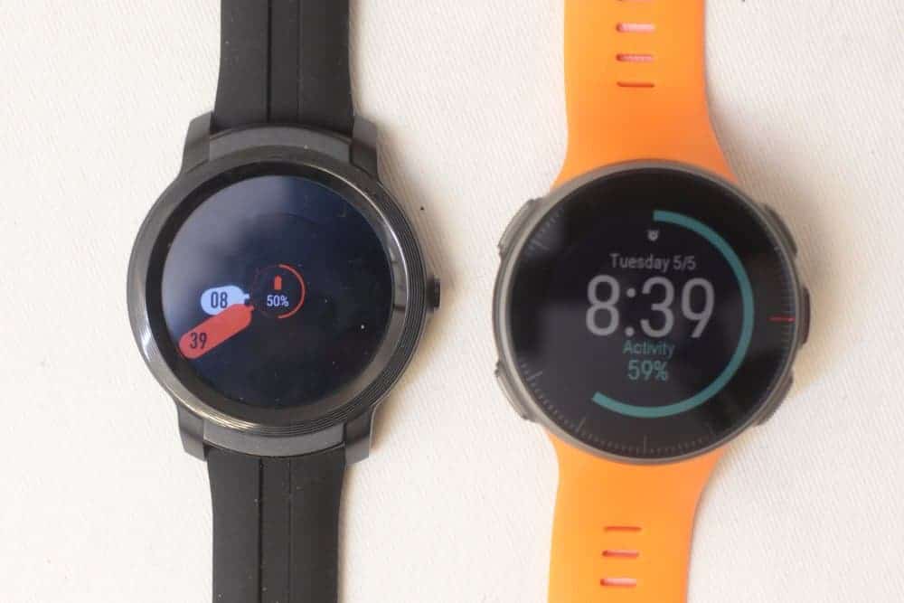 Polar Vantage V vs Ticwatch E2