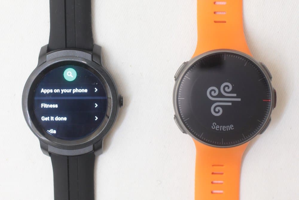 ticwatch e2 vs polar vantage v google play apps store