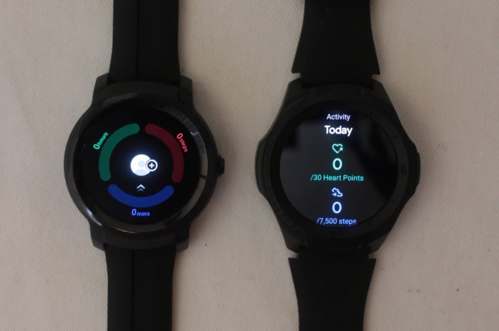 ticwatch e2 vs ticwatch s2 sports