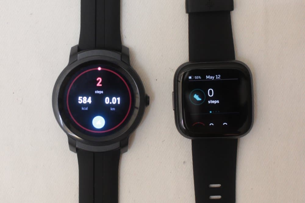 C:\Users\Mr.Zeng\Desktop\export\Ticwatch E2 vs Fitbit Versa 2 step count