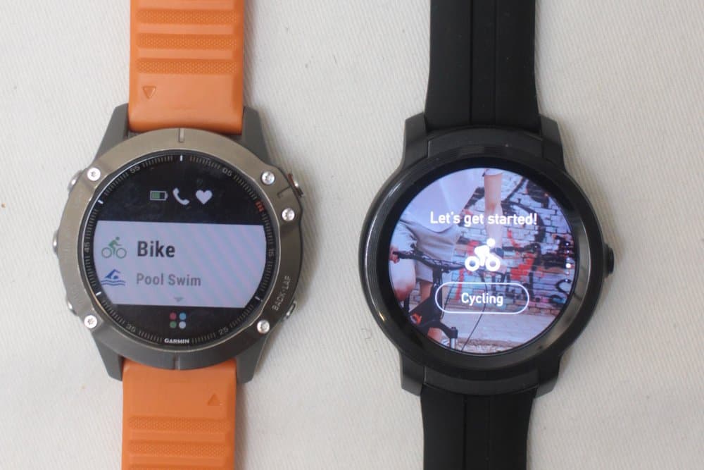 ticwatch e2 vs garmin fenix 6 sports