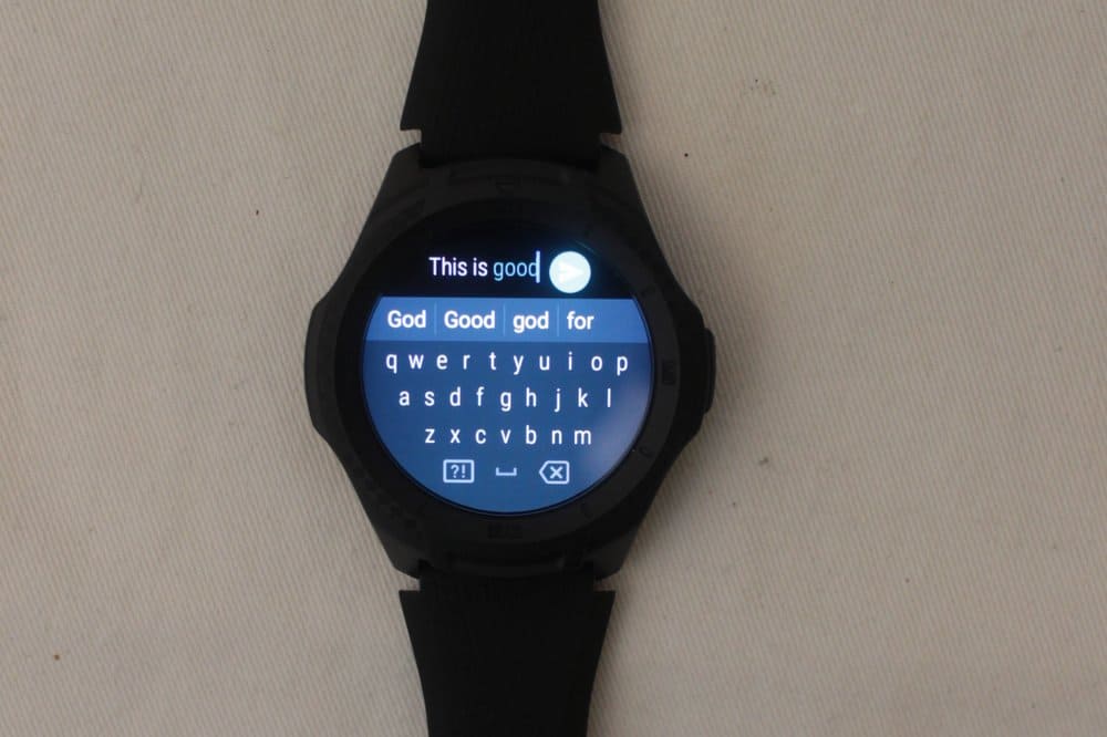 ticwatch e2 keyboard