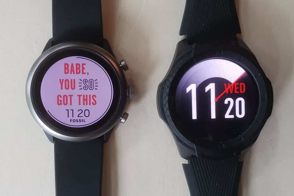 Ticwatch S2 vs Fossil Sport Smartwatch
