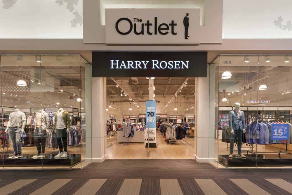 Harry Rosen Store facade