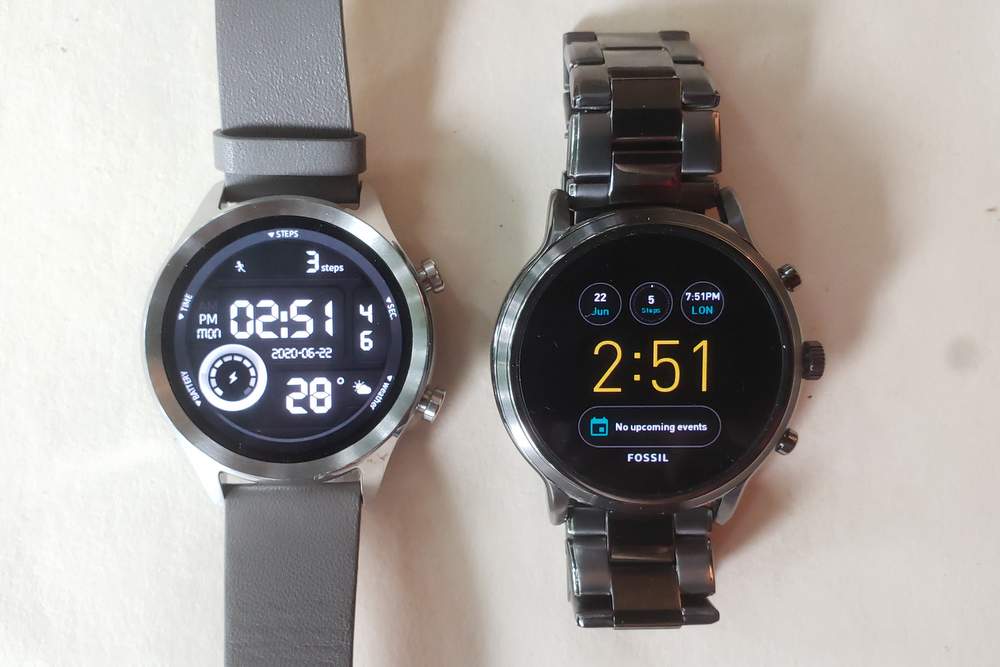Ticwatch C2 vs Fossil Gen 5 Carlyle