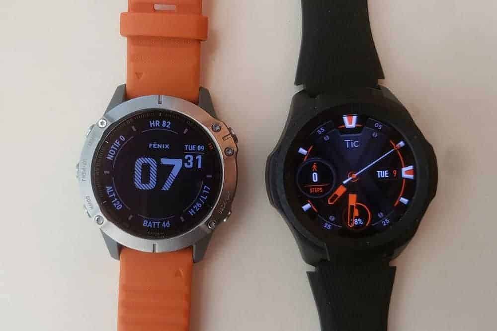 Ticwatch S2 vs Garmin Fenix 6