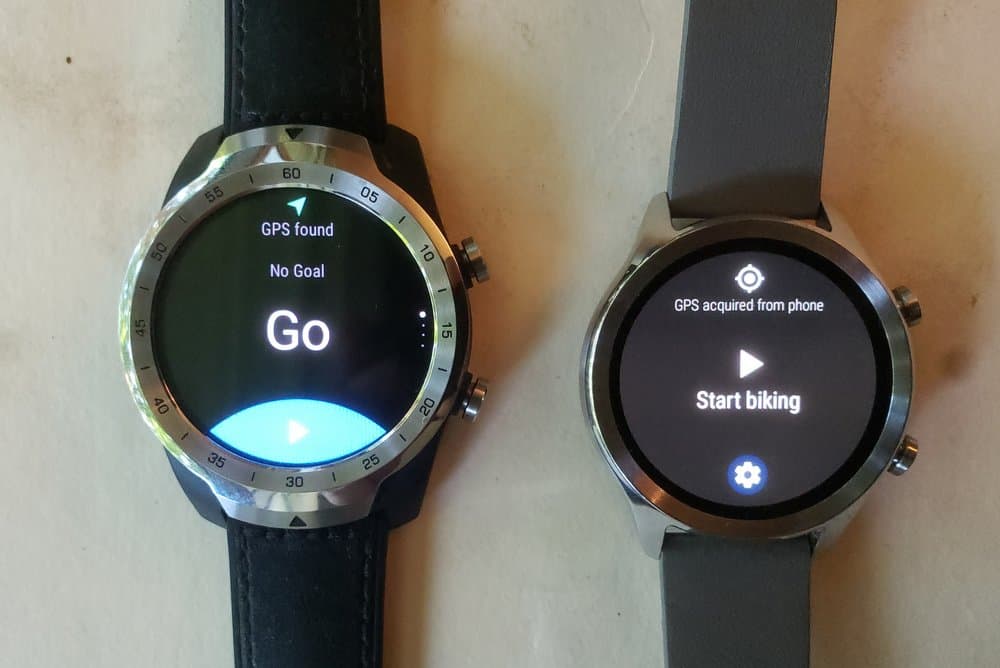 Ticwatch C2 vs Ticwatch Pro exercise mode