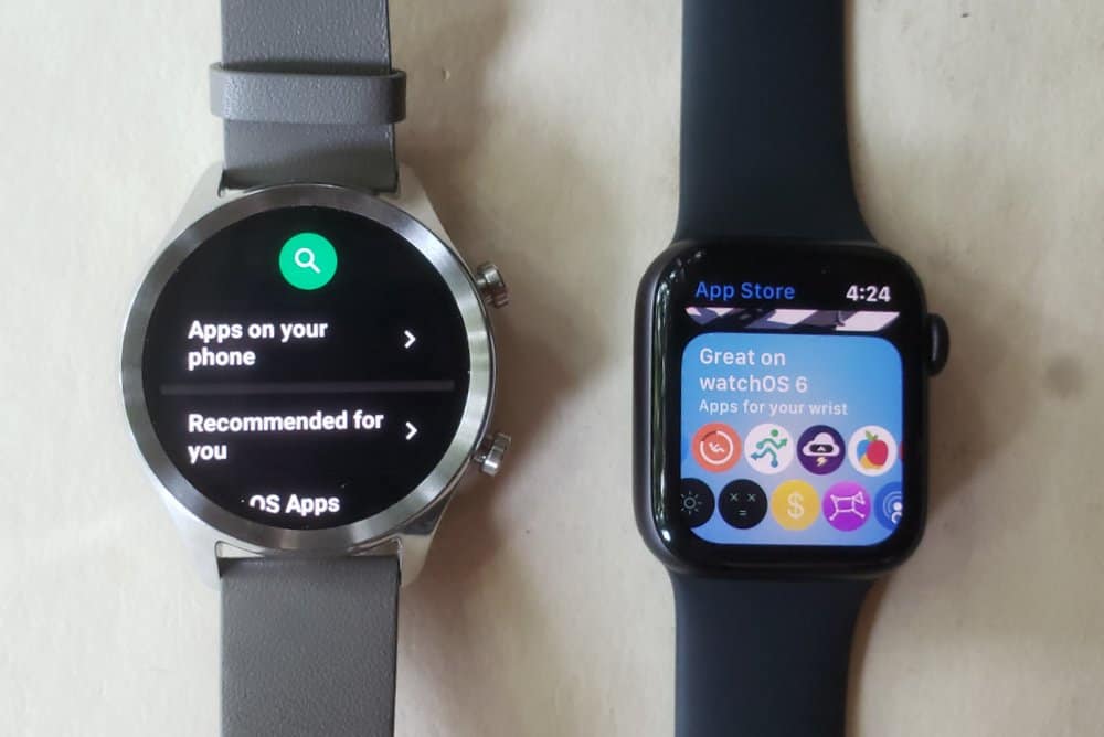 ticwatch c2 vs apple watch series 5 app store