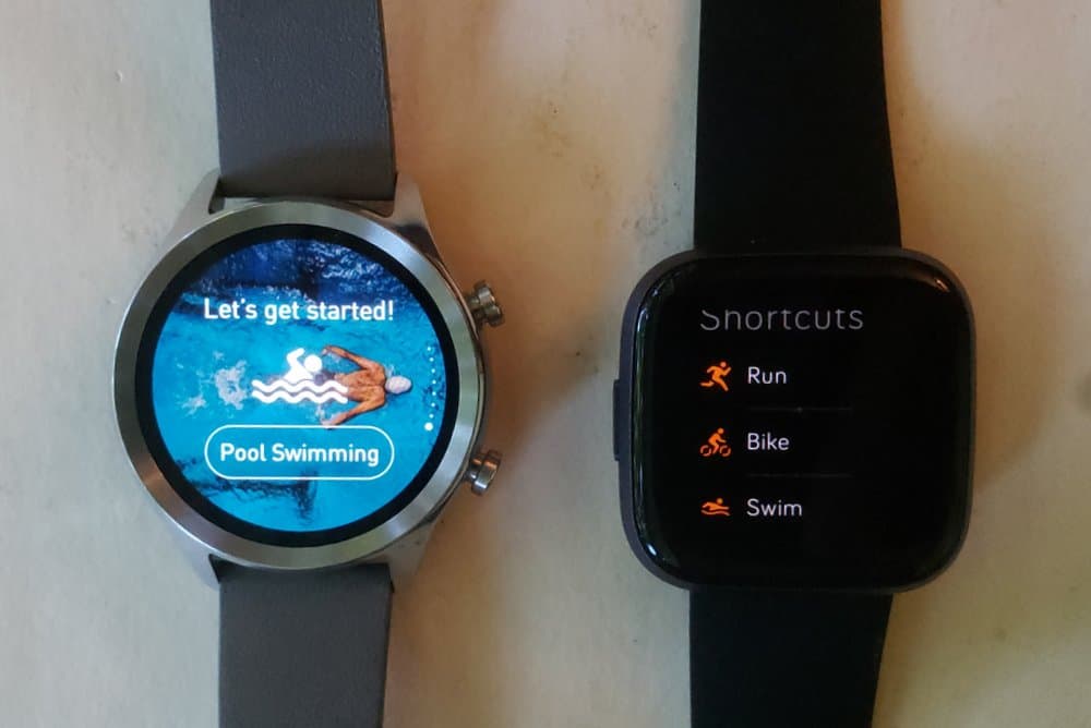 Ticwatch C2 vs Fitbit Versa 2 sports