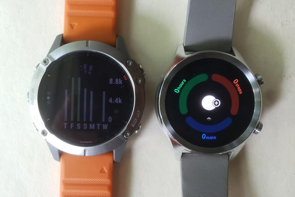 ticwatch c2 vs garmin fenix 6 step counter tichealth
