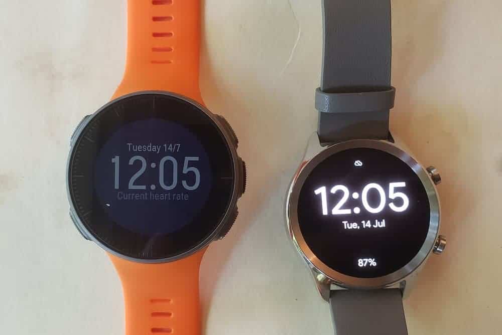 Ticwatch C2 vs Polar Vantage V