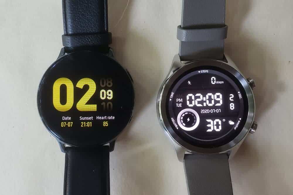 Ticwatch C2 vs Samsung Galaxy Watch/Active 2