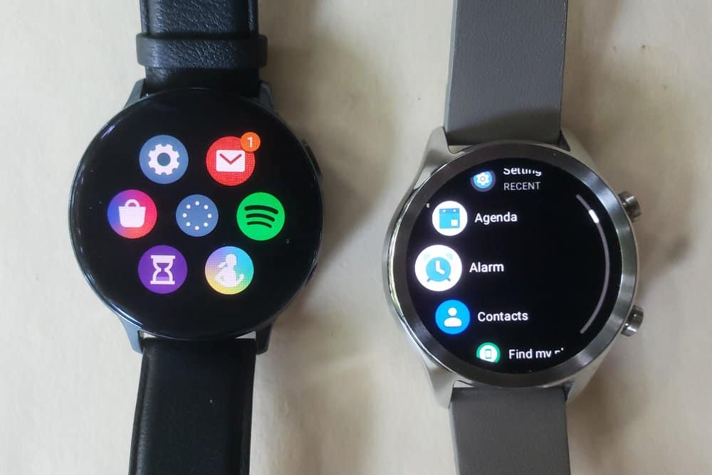 ticwatch c2 vs samsung galaxy watch active 2 apps