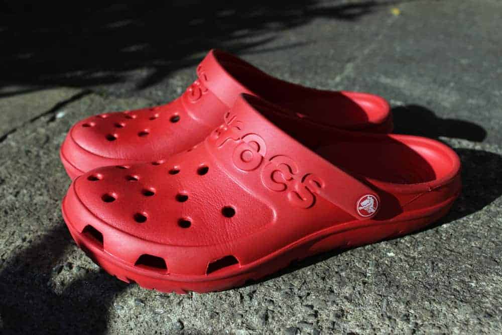 Red Crocs
