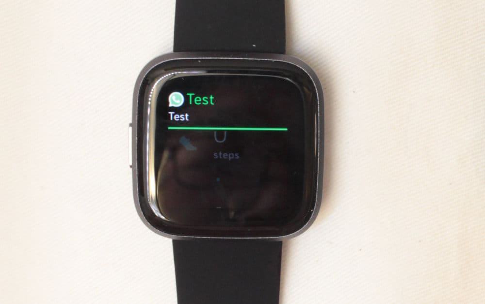 fitbit versa 2 messages