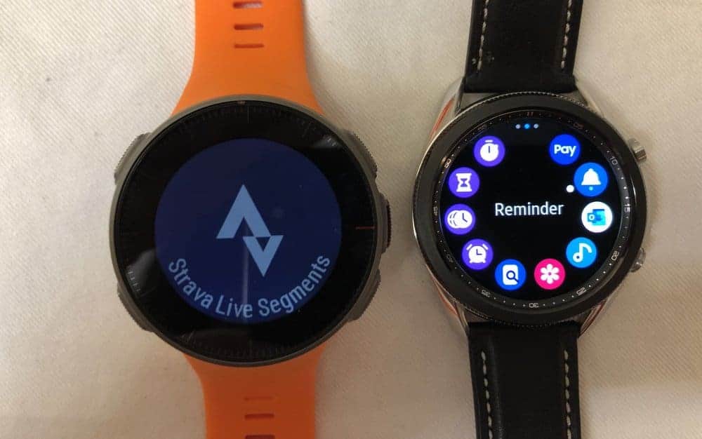 Samsung Galaxy Watch3 vs Polar Vantage V apps