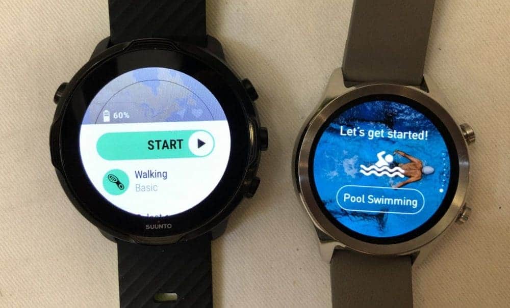 Suunto 7 vs Ticwatch C2 sports