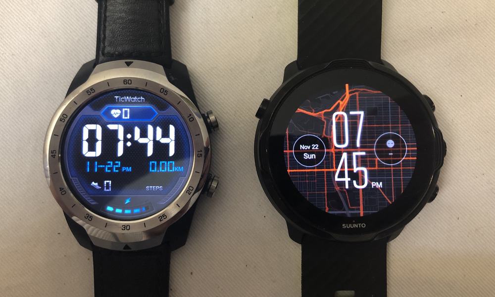 ticwatch pro vs suunto 7