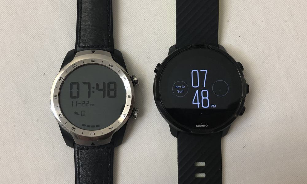 suunto 7 vs ticwatch pro power saving