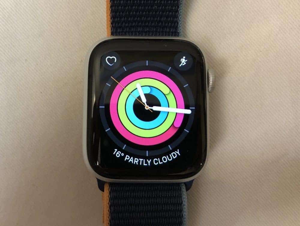 Apple Watch Series 6 main screen