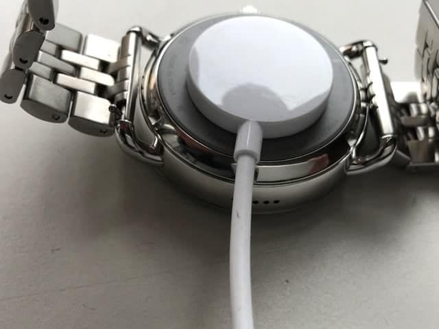 Magnetic battery attachment for the Fossil Q Wander smartwatch
