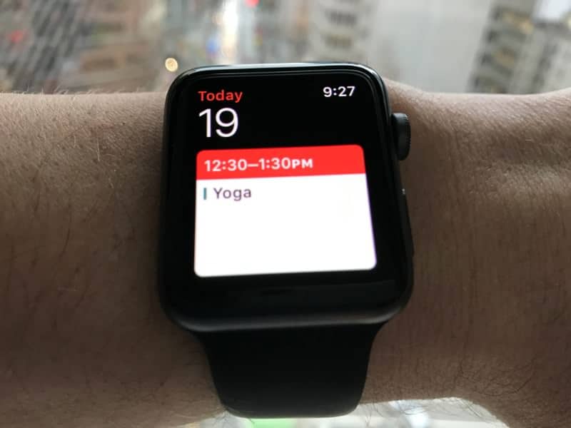 Calendar for Apple Watch Series 2.