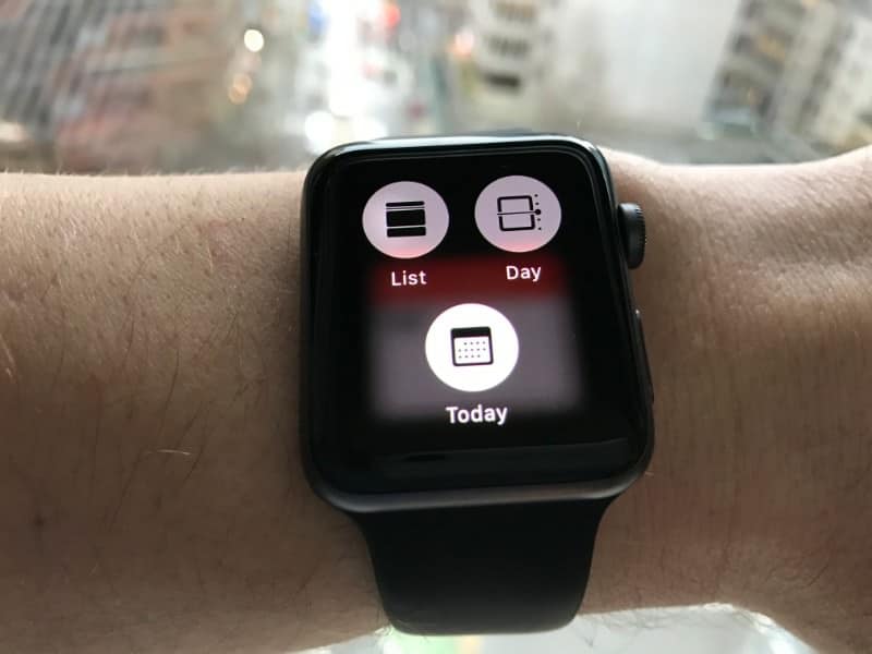 Calendar for Apple Watch Series 2.