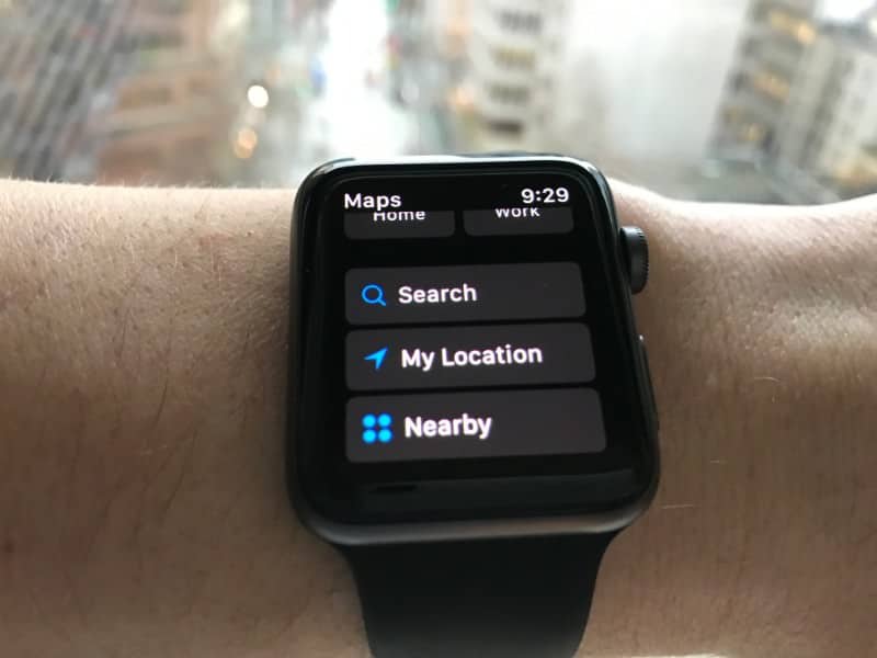 Maps for Apple Watch Series 2.