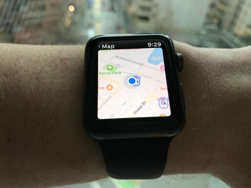 Maps for Apple Watch Series 2.