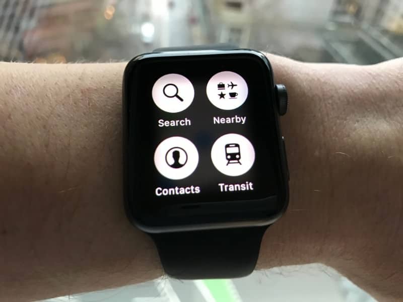 Maps for Apple Watch Series 2.