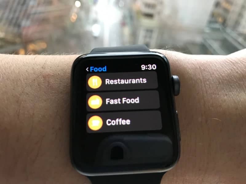 Maps for Apple Watch Series 2.