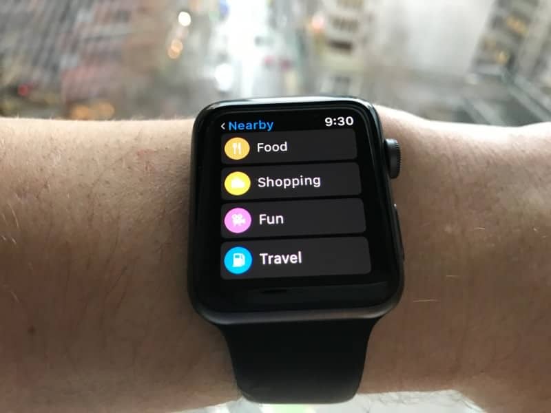 Maps for Apple Watch Series 2.
