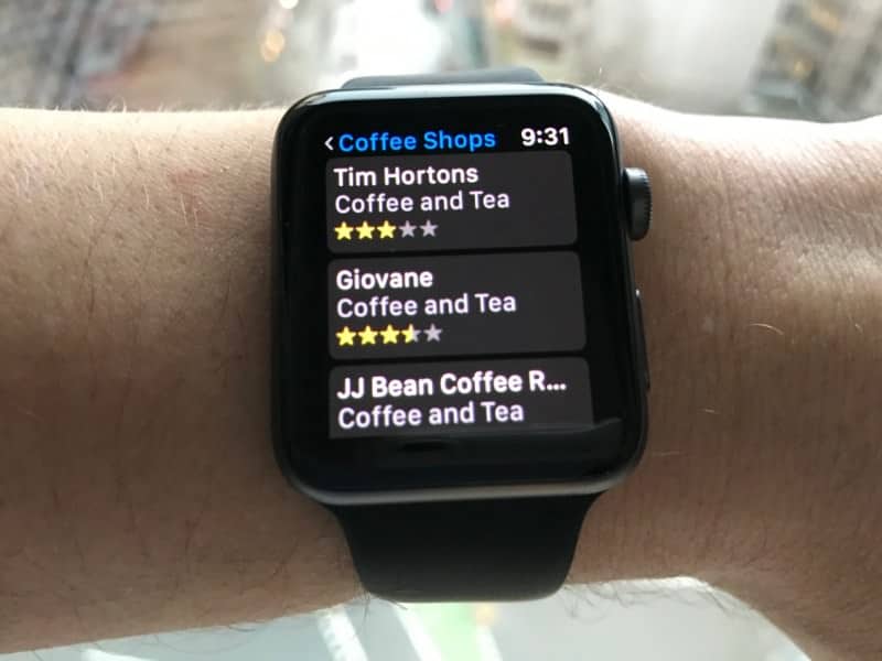 Maps for Apple Watch Series 2.