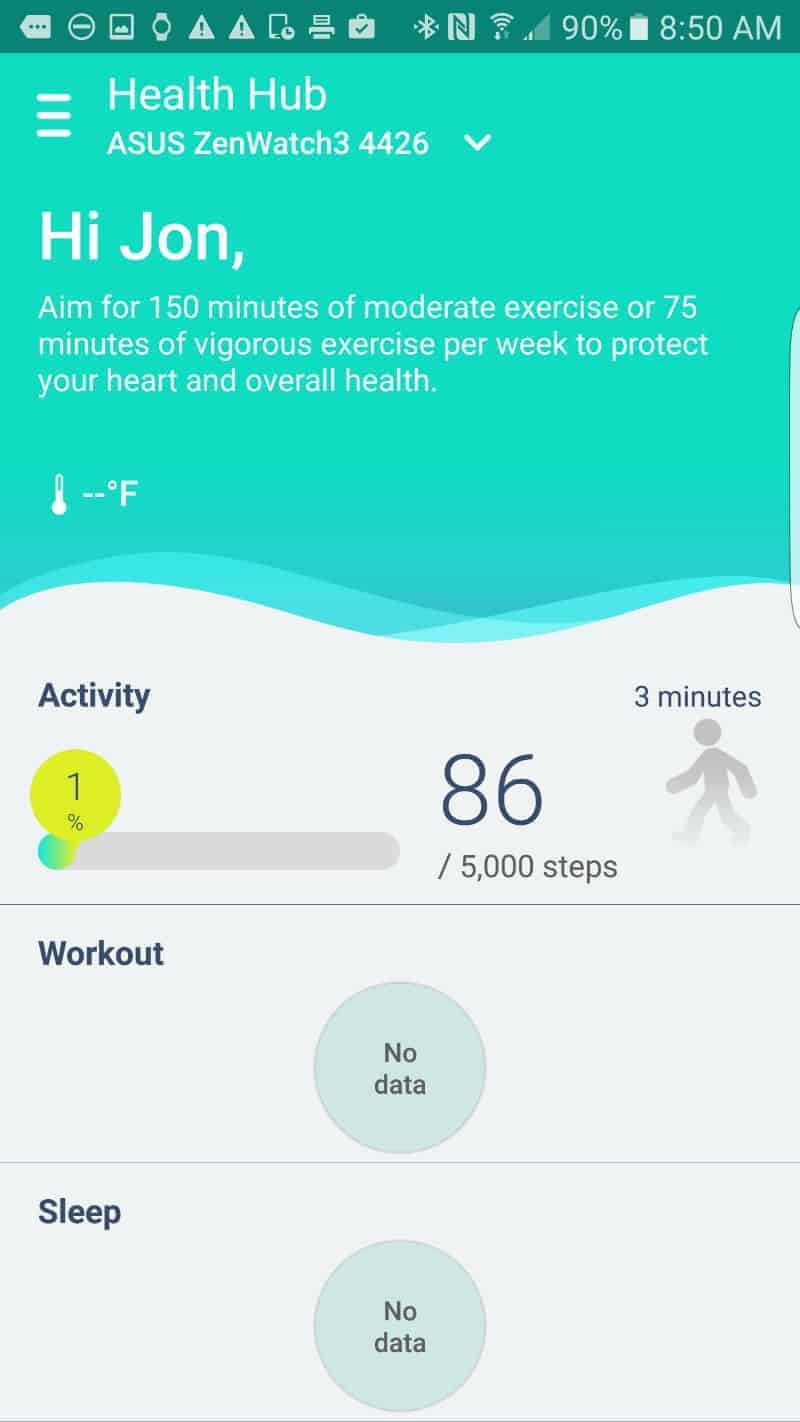 ZenFit App Screenshot